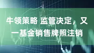 牛领策略 监管决定，又一基金销售牌照注销