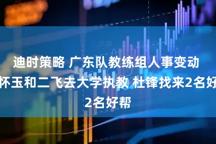迪时策略 广东队教练组人事变动 王怀玉和二飞去大学执教 杜锋找来2名好帮
